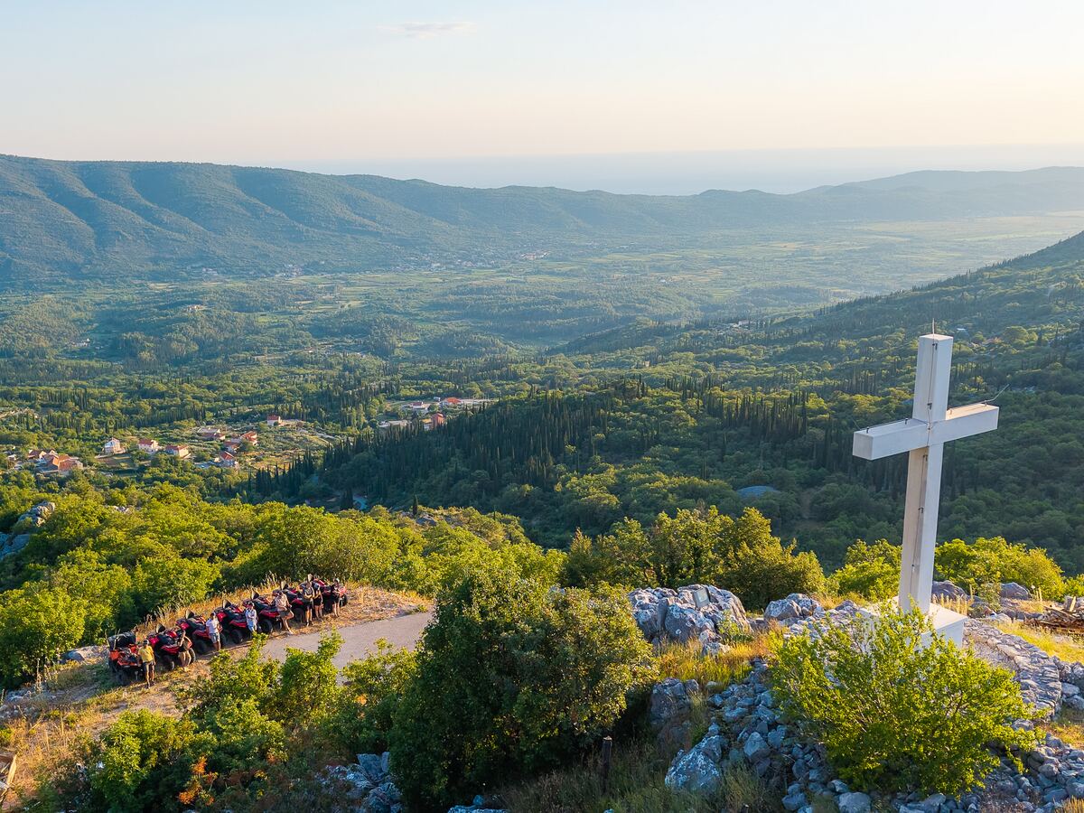 Vidikovac Sv. Barbara s pogledom na Konavosko polje